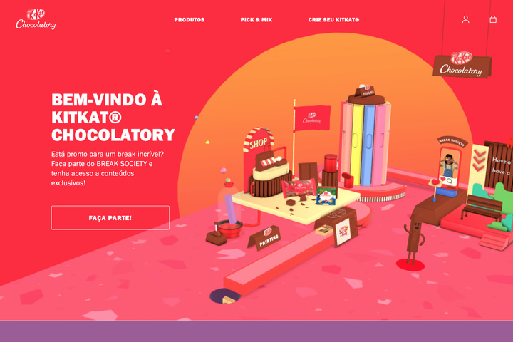 KITKAT® Chocolatory website preview